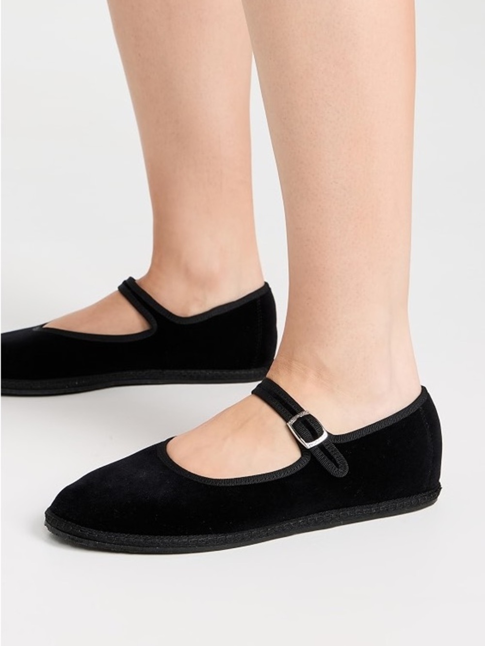 Vibi Venezia Black Mary Jane Flats - Picture 2 of 3